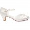 Chaussures de mariage satin ivoire Blanca