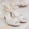 Chaussures mariage bout ouvert Jessica