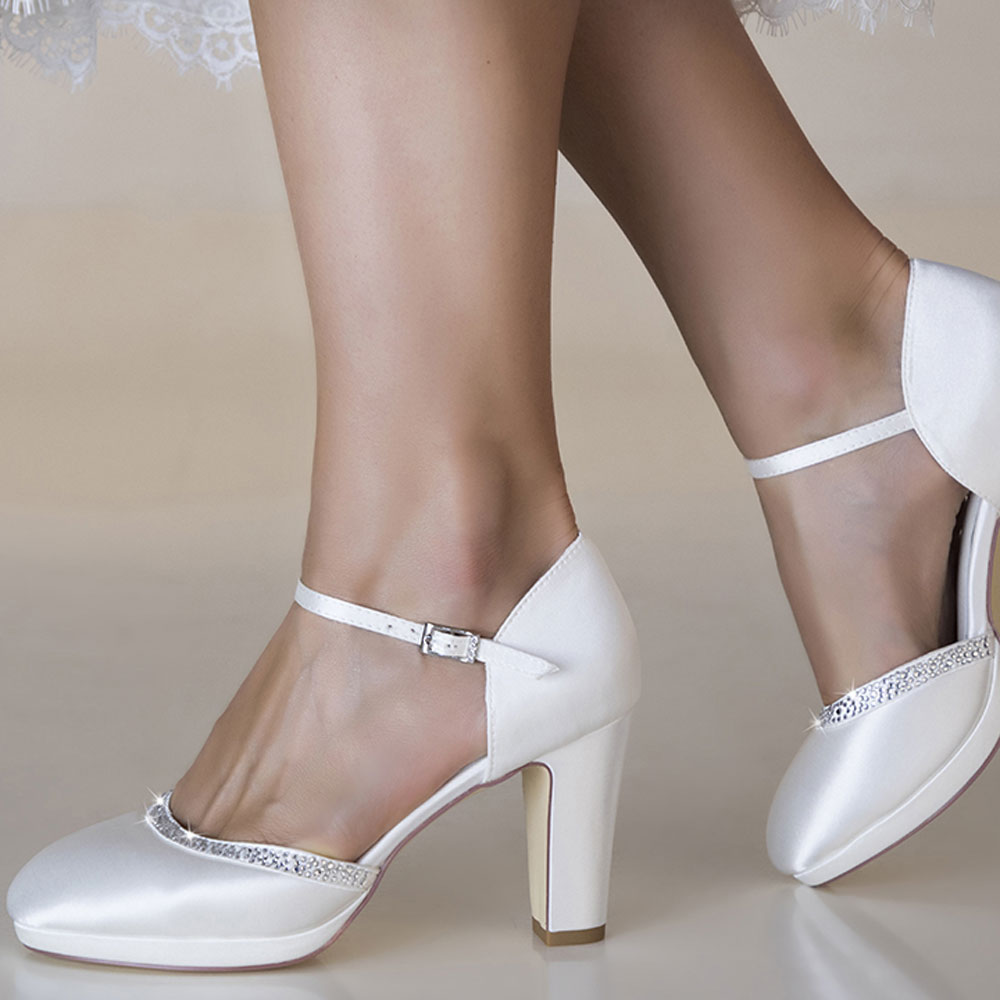 Chaussures mariage bordure cristal Gabrielle