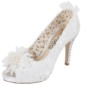 Chaussures mariage 2013 dentelle Flo