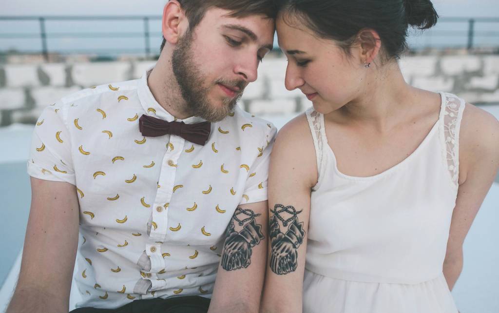 bar à tatouages éphémères mariage