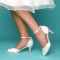 Clara Perfect chaussures de mariée ivoire bout rond