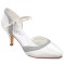Helena Westerleigh chaussures mariage paillettes argentées
