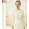Pull mariage manches longues E326 Bianco Evento