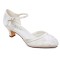 Suzy Westerleigh chaussures mariage dentelle sequins