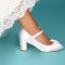 Toni satin Perfect chaussures de mariage Mary Jane