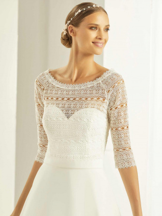 Boléro mariage dentelle bohème Daphne
