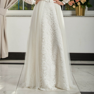 Jupe mariage longue dentelle Jasmine