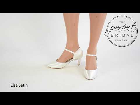 Chaussures mariage Elsa Satin The Perfect Bridal Company